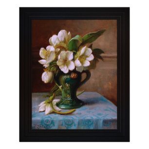 Impression Photo Peonies dans un vase par Hans Zatzka
