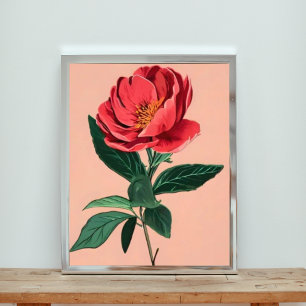 Impression Photo Peony vibre