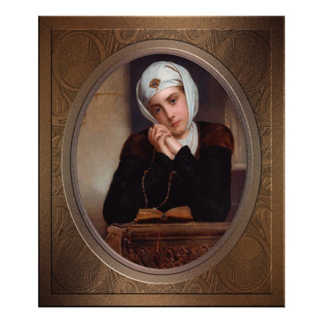 Impression Photo Perdu dans la pensée par Henry Guillaume Schlesing (Devant)