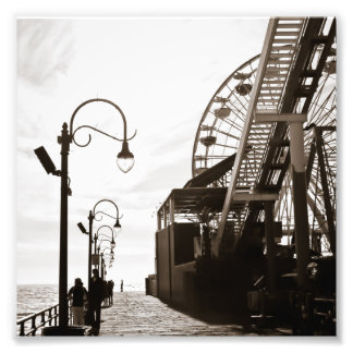 Impression Photo Père Noël Monica Pier