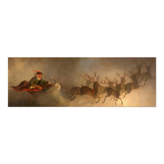 Impression Photo Père Noël, veille de Noël par William H. Beard (Devant)