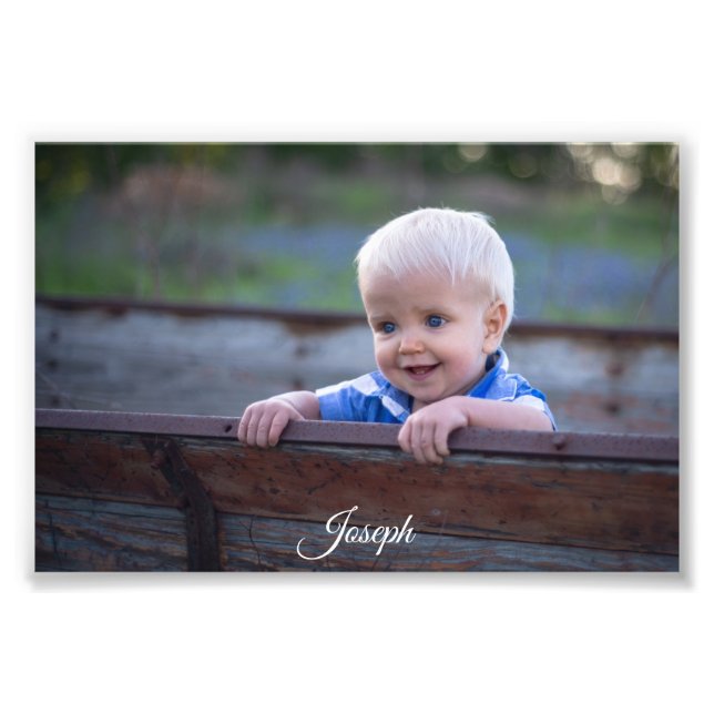 Impression Photo Personnaliser Ajouter des noms Enfants (Devant)