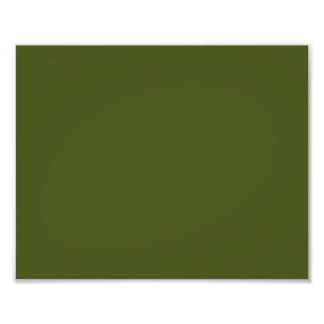 Impression Photo Personnaliser couleur Arrière - plan vert olive (Devant)