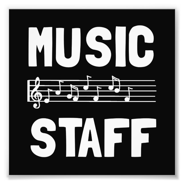 Impression Photo Personnel de musique (Devant)