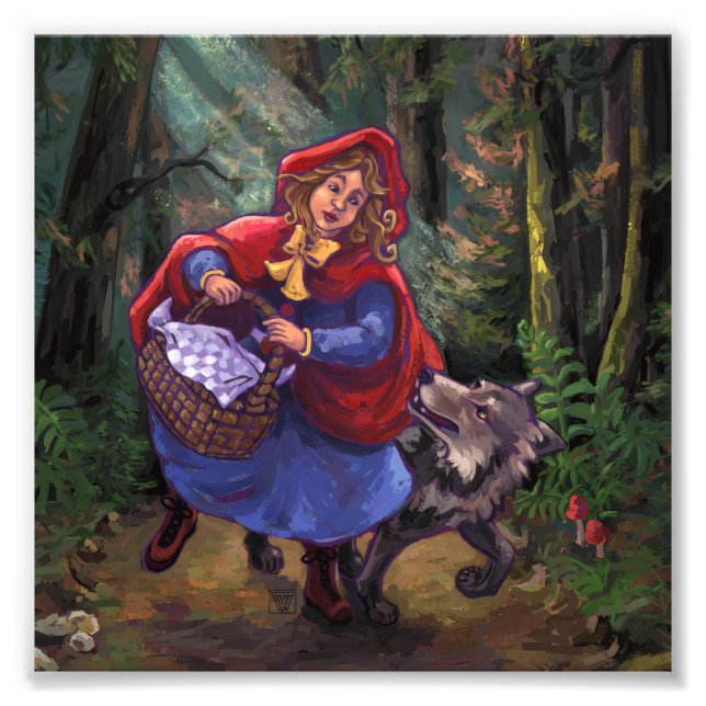Impression Photo Petit Chaperon Rouge (Devant)