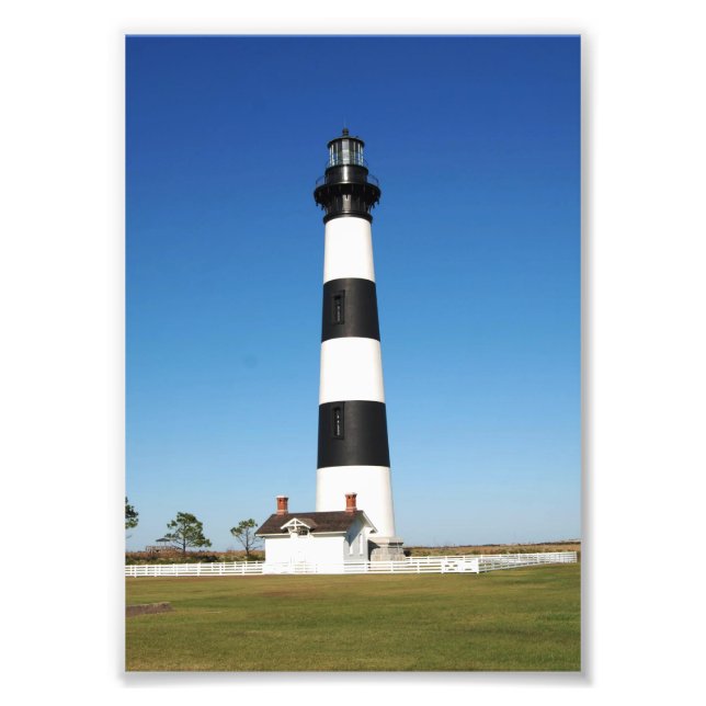 Impression Photo Phare de Bodie Island (Devant)
