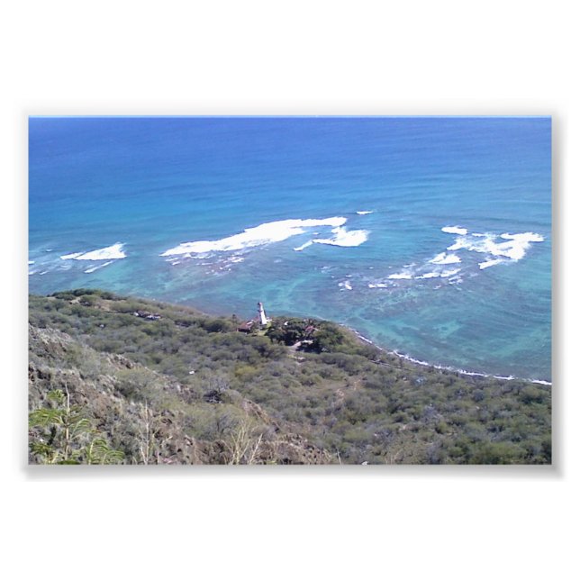Impression Photo Phare de Diamond Head (Devant)