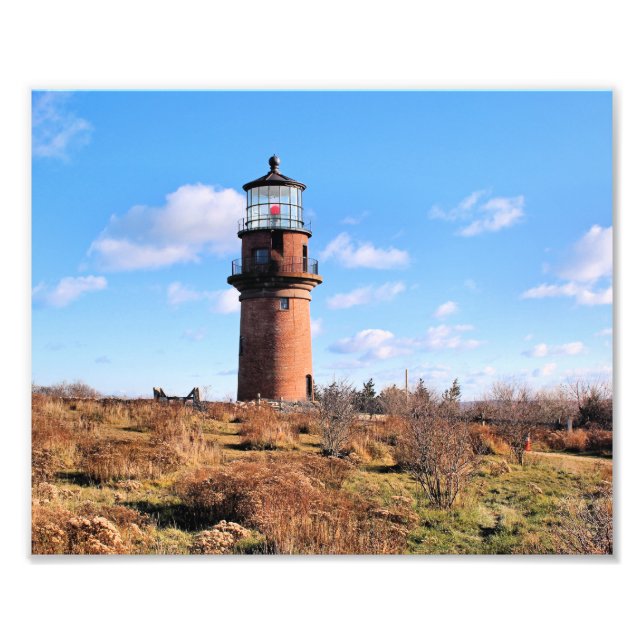 Impression Photo Phare de Gay Head, Vignoble de Martha Imprimer (Devant)