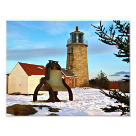 Impression Photo Phare de l'île de Monhegan, Maine
