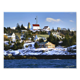 Impression Photo Phare de l'île de Monhegan, Maine