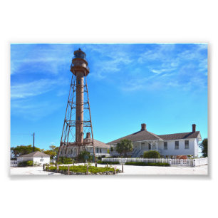 Impression Photo Phare de l'île de Sanibel, Floride