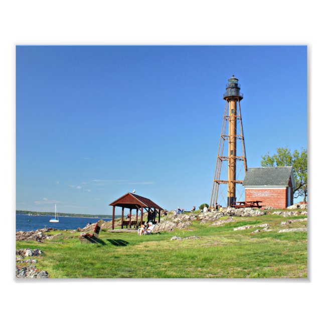 Impression Photo Phare de Marblehead, Massachusetts (Devant)