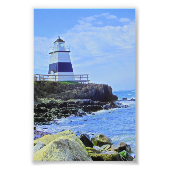 Impression Photo Phare de Margaretsville Nouvelle-Écosse Canada (Devant)