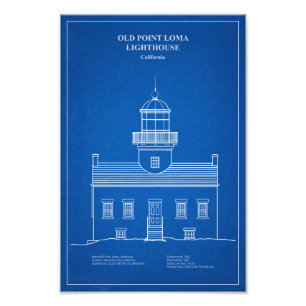 Impression Photo Phare de Old Point Loma - Californie - AD