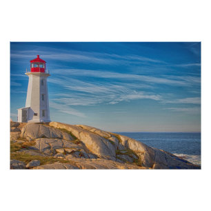 Impression Photo Phare de Peggy's Cove