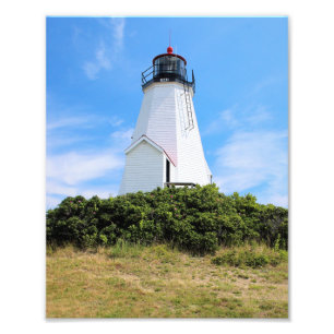 Impression Photo Phare de Plymouth, "le Gurnet" le Massachusetts