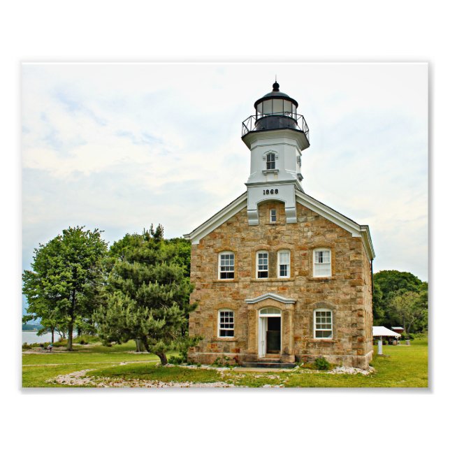 Impression Photo Phare de Sheffield Island, Connecticut (Devant)