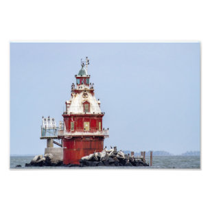 Impression Photo Phare de Ship John Shoal