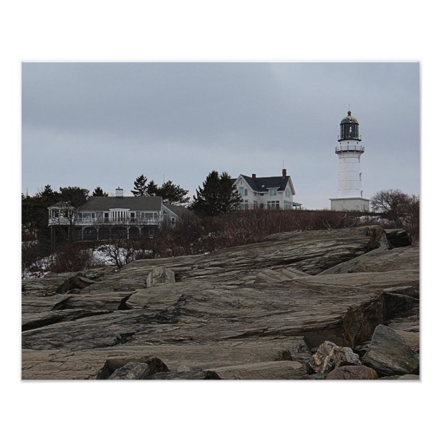 Impression Photo Phare du Cap Elizabeth (Devant)