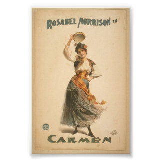 Impression Photo Photo/Poster/Illustration vintage de l'opéra