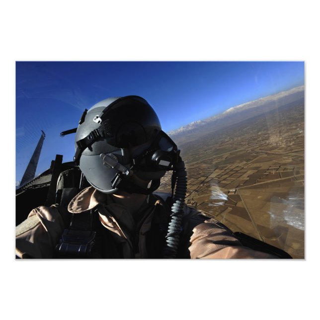 Impression Photo Photographe de combat aérien de l'armée de l'air a (Devant)