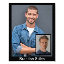 Photos d'acteur 8x10 pour les appels de casting |