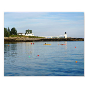 Impression Photo Photothèque du phare Marshall Point Maine