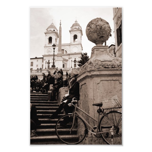 Impression Photo Piazza di Spagna (Devant)
