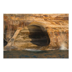 Impression Photo Picture Rocks NL cave, Michigan