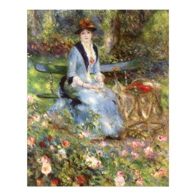 Impression Photo Pierre-Auguste Renoir - Dans les Roses (Devant)