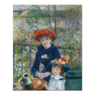 Impression Photo Pierre-Auguste Renoir - Deux Sœurs