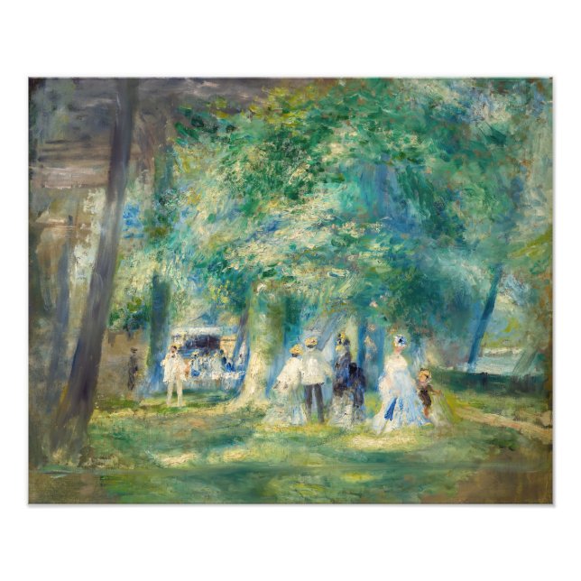 Impression Photo Pierre-Auguste Renoir - La fête à Saint-Cloud (Devant)