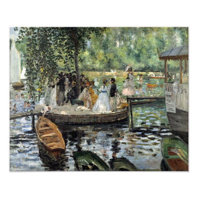 Impression Photo Pierre-Auguste Renoir - La Grenouillère (Devant)