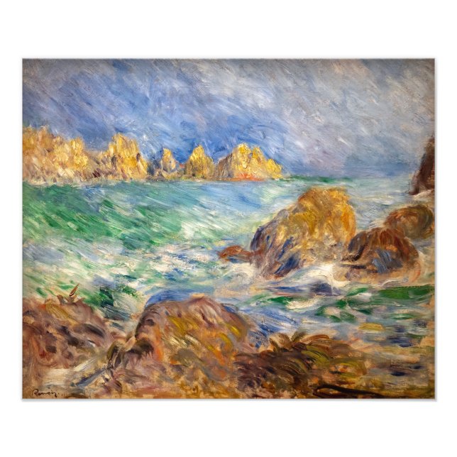 Impression Photo Pierre-Auguste Renoir - Marine, Guernesey (Devant)