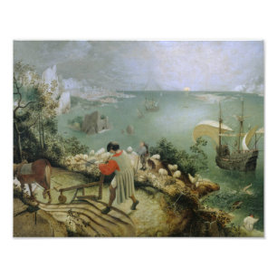 Impression Photo Pieter Bruegel l'aîné - automne de paysage d'Ica
