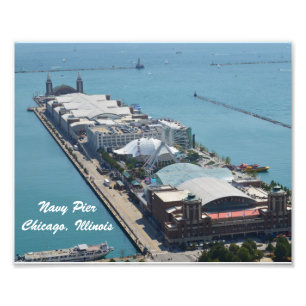 Impression Photo Pilier de marine, Chicago l'Illinois
