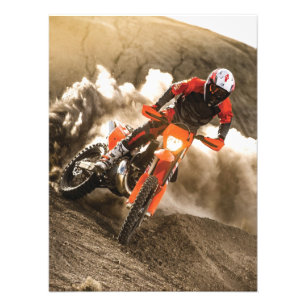 Impression Photo Pilote de Motocross