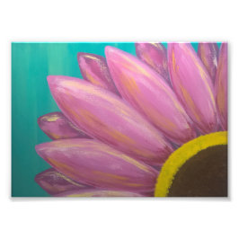 Impression Photo Pink Daisy 5x7 Print