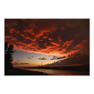 Impression Photo Pittoresque SK Mammatus Nuages