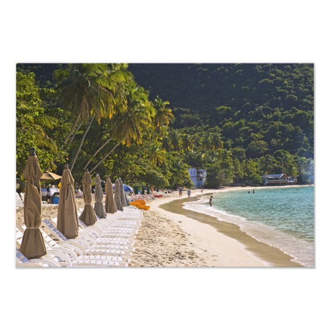 Impression Photo Plage à Cane Garden Bay, île de Tortola (Devant)