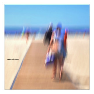 Impression Photo Plage ensoleillée d'été océan coloré Soleil Eté Me