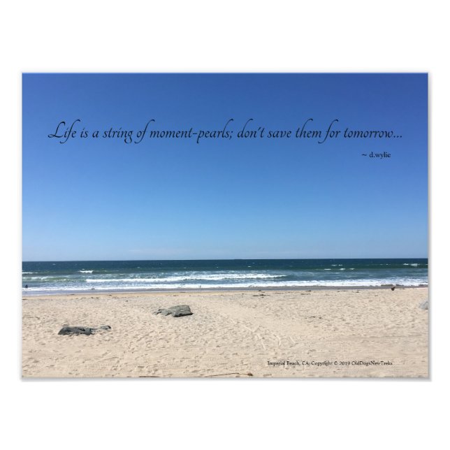 Impression Photo Plage Imperial, Californie (Devant)