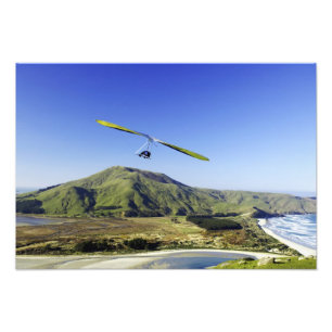 Impression Photo Planeur, péninsule d'Otago, près de Dunedin,
