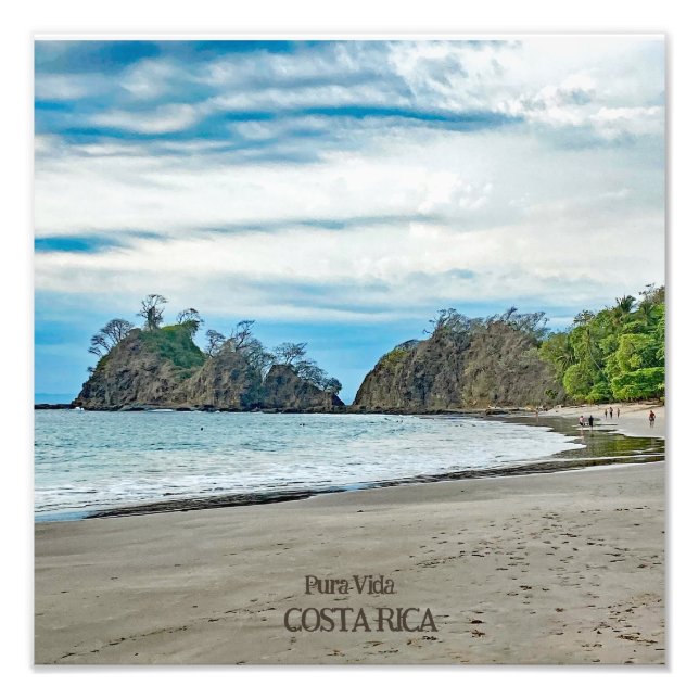 Impression Photo Playa Blanca Costa Rica (Devant)