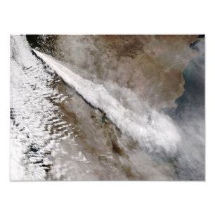 Impression Photo Plume de l'éruption du volcan de Chaiten, Chili