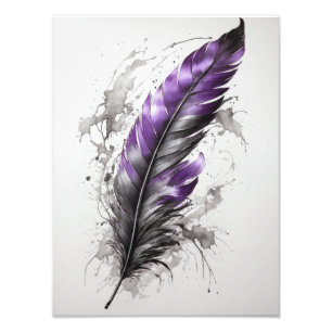 Impression Photo Plumes - Violet