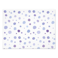 pois peints à la main