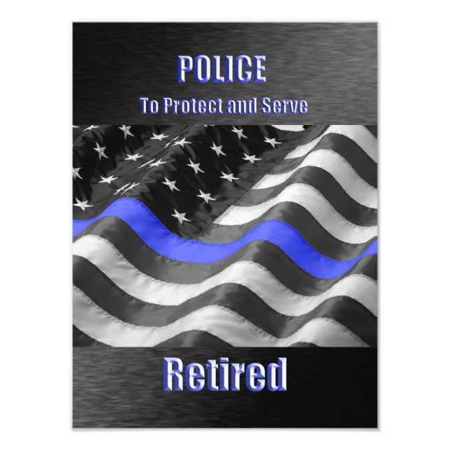 Impression Photo Police (Devant)