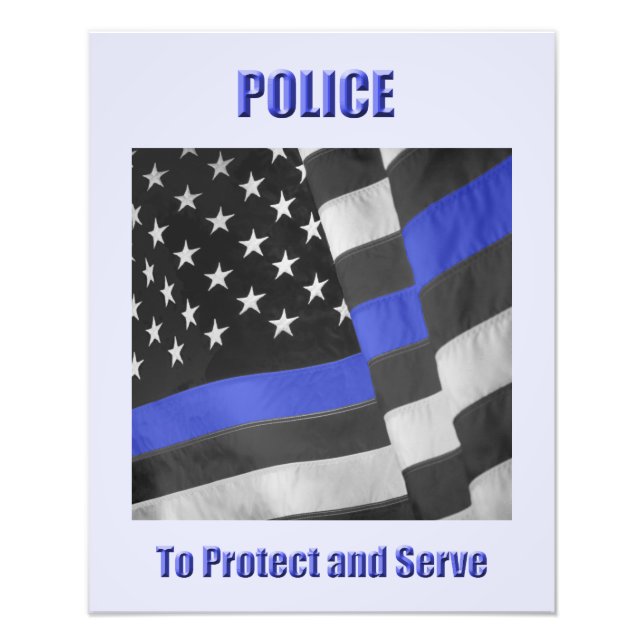 Impression Photo Police (Devant)