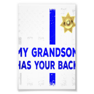 Impression Photo Police Grandparents My Grandson Poison de Ha